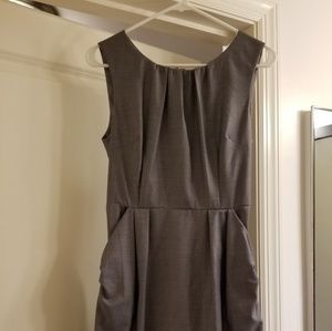 Grey dress with pockets